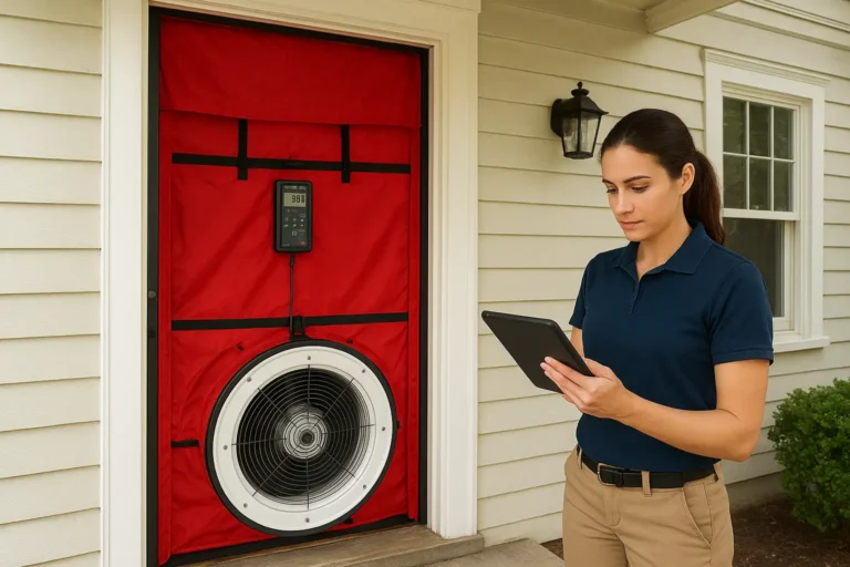 blower door test